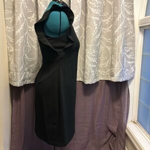 Formal but flirty little black dress